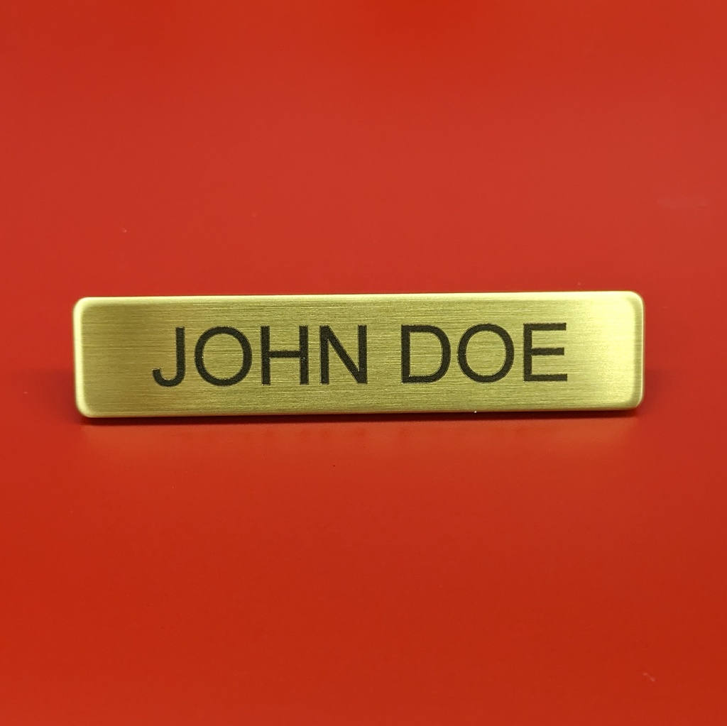 Metal Nametag