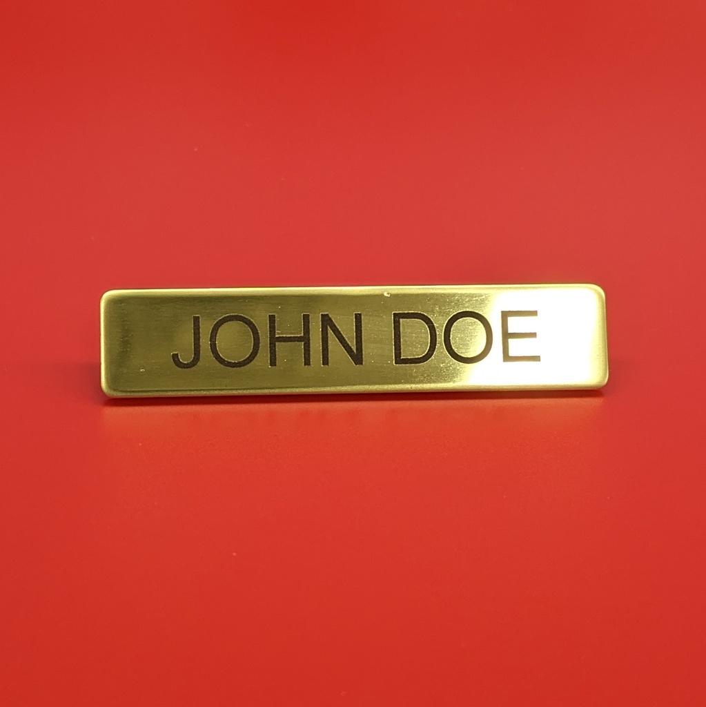 Metal Nametag